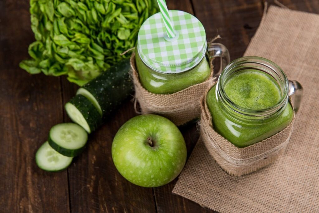 Suco verde para perder barriga